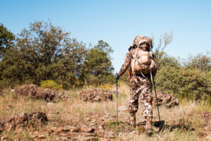 Josh Kirchner packing out one of his Fall bears in Arizona