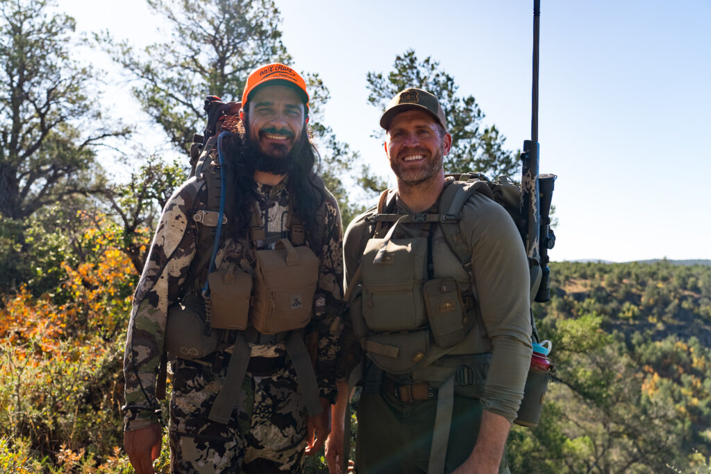 Josh Kirchner and Brian Straub after hunting bears in Arizona