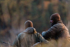 Josh Kirchner and Brian Straub on a fall bear hunting in Arizona