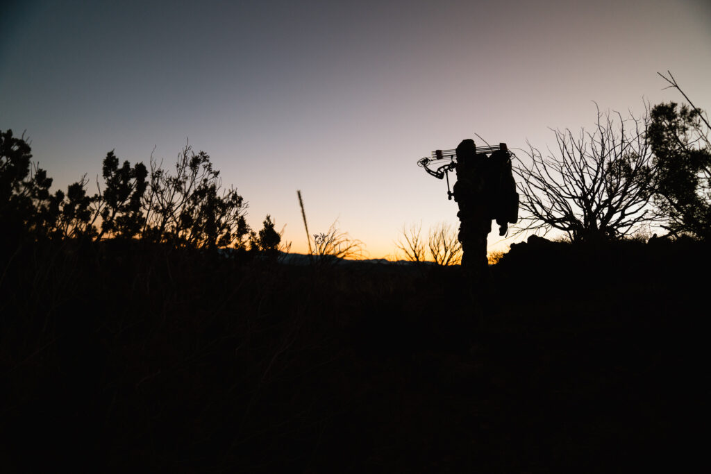 Josh Kirchner on an archery spot and stalk coues deer hunt in Arizona