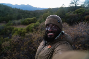 Josh Kirchner from Dialed in Hunter on an archery elk hunt in Arizona