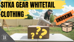 Josh Kirchner unboxing his 2024 whitetail deer clothing system from sitka gear
