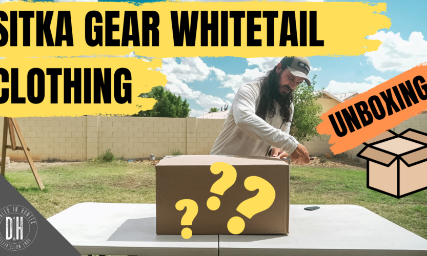 Josh Kirchner unboxing his 2024 whitetail deer clothing system from sitka gear