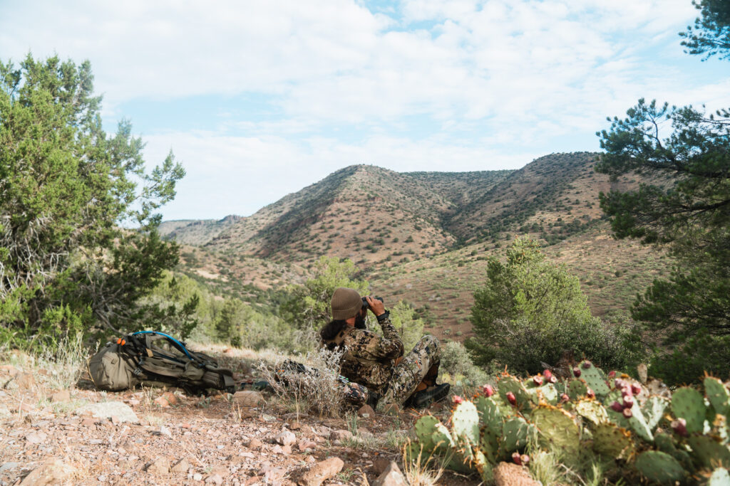 Josh Kirchner archery hunting for black bears in Arizona