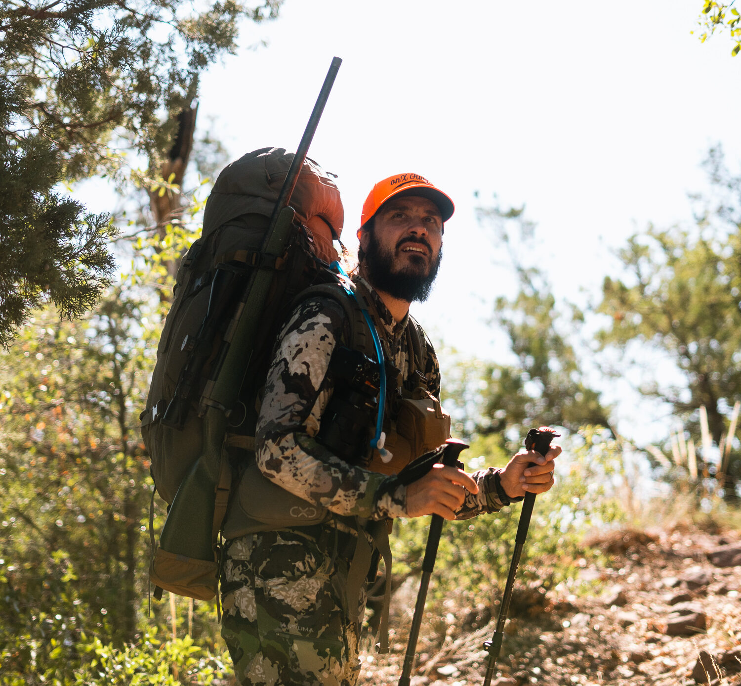Josh Kirchner from Dialed in Hunter on a backpack hunt in Arizona for black bears