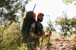 Josh Kirchner from Dialed in Hunter on a backpack hunt in Arizona for black bears