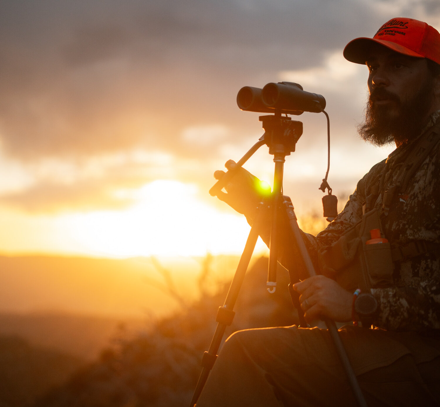 Josh Kirchner glassing for black bears in Arizona