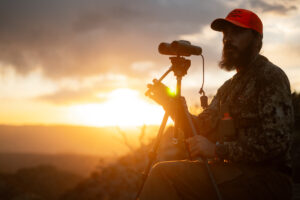 Josh Kirchner glassing for black bears in Arizona