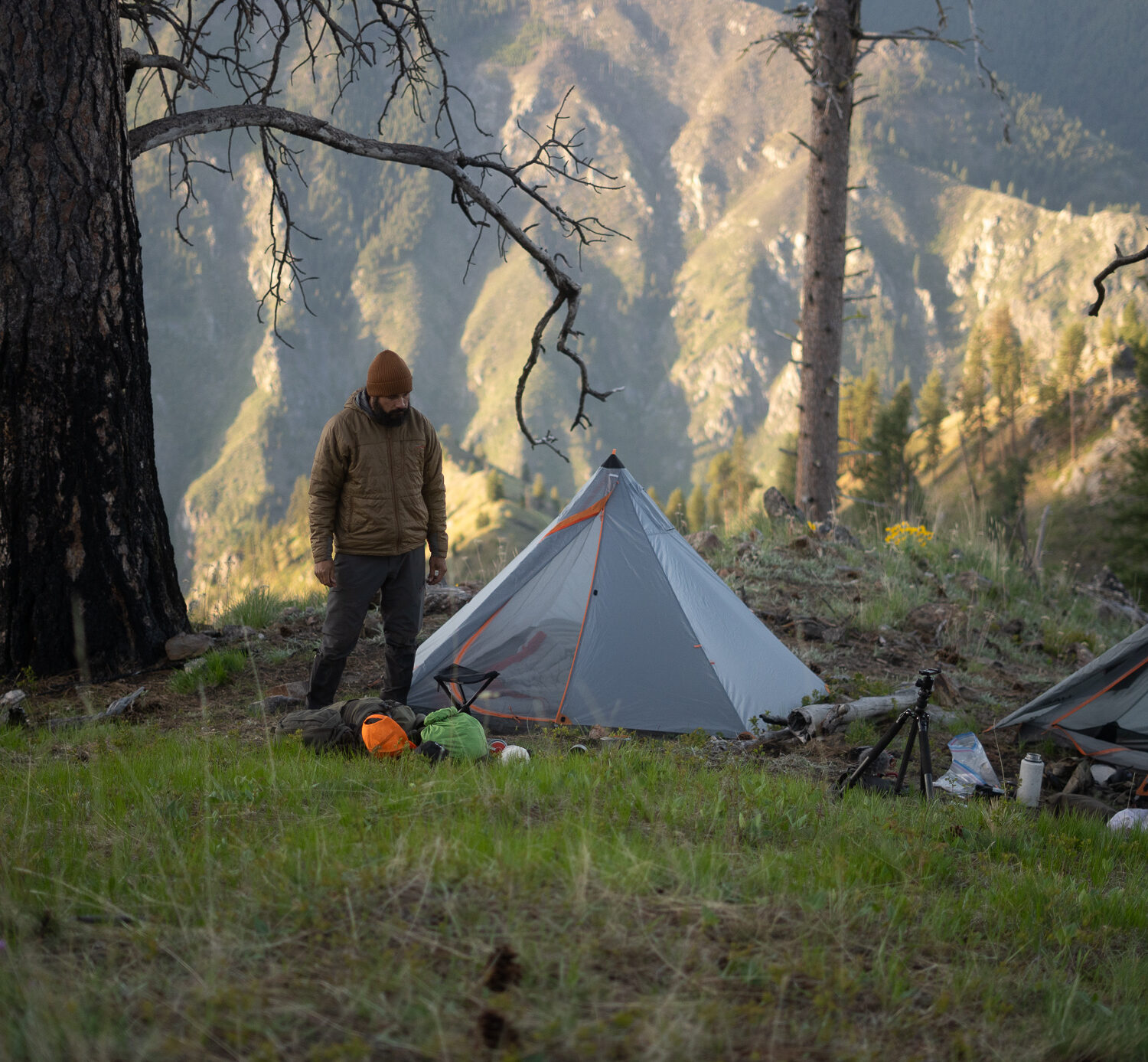 Josh Kirchner on a bear hunt during the hunting film Heart