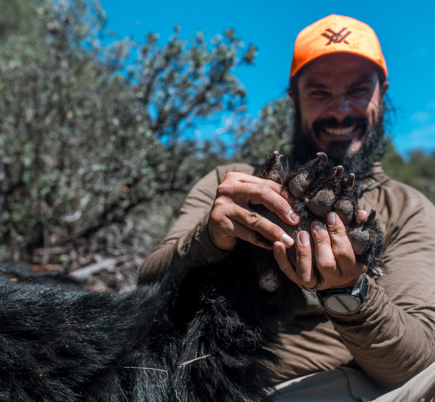 josh kirchner with his 2025 fall bear taken in Arizona