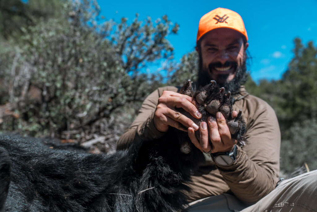 Josh Kirchner from Dialed in Hunter with his 2025 Arizona black bear