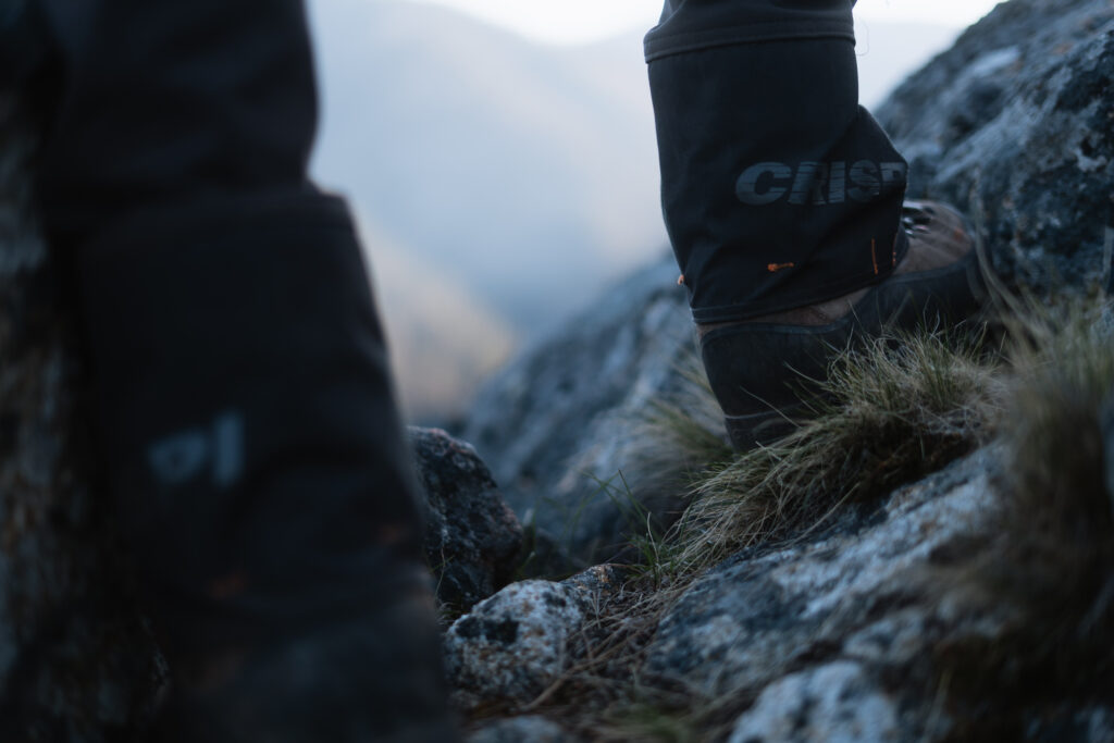 crispi strapless gaiters on crispi hunting boots