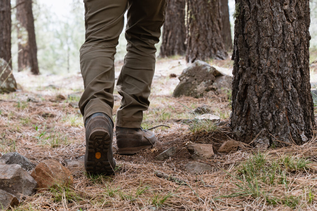 hiking with the crispi lapponia pro hunting boots in arizona