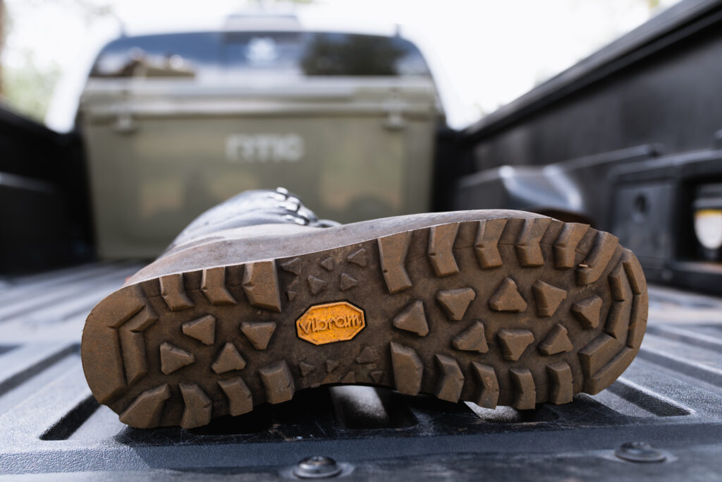 vibram sole on the crispi lapponia pro hunting boot